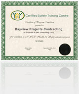 WHMIS Certificate